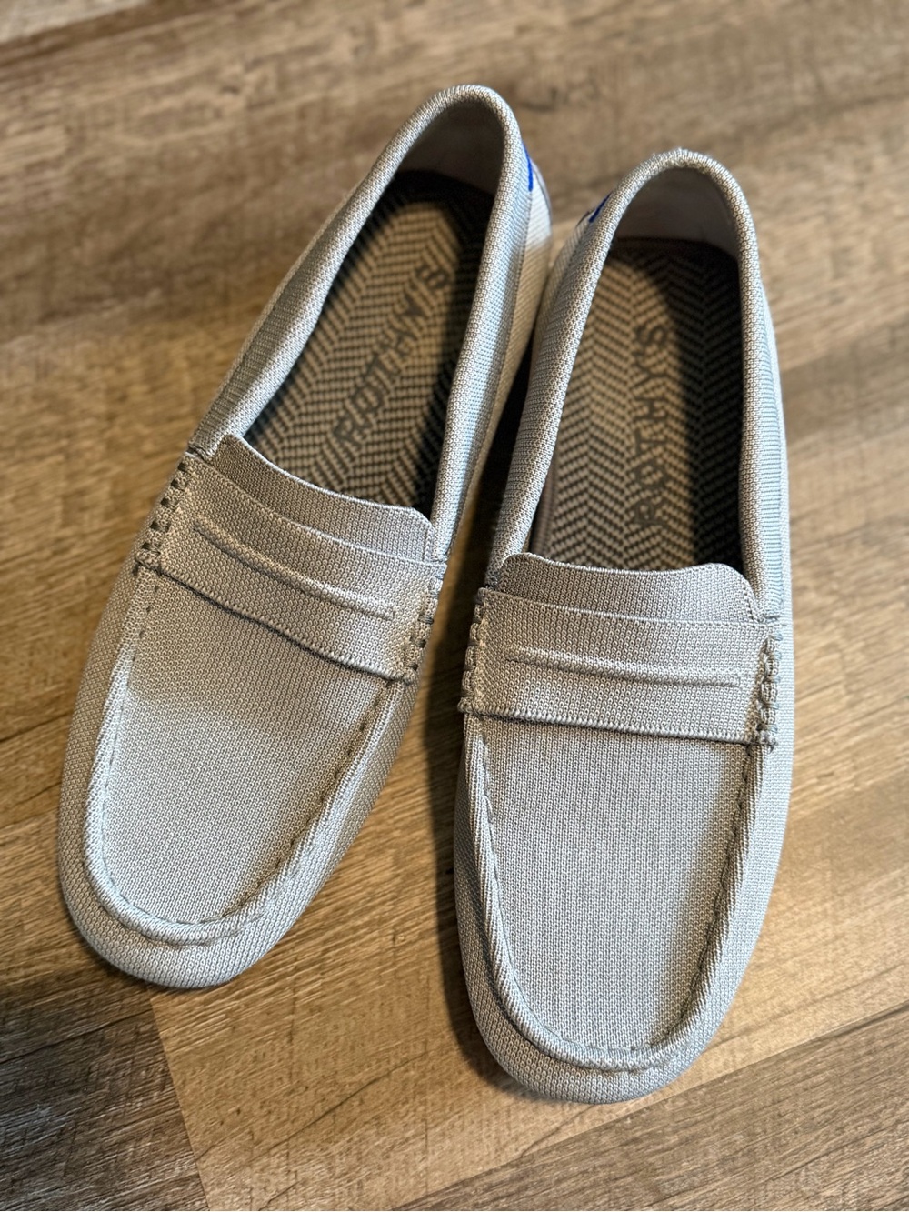 Rothy's Men's Slip-On Loafers in Light Beige